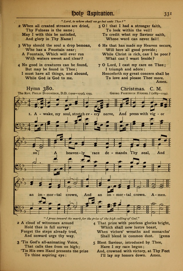 The Evangelical Hymnal with Tunes page 335