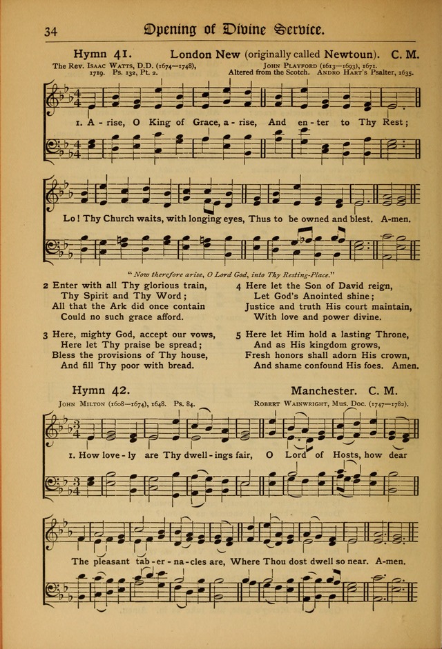 The Evangelical Hymnal with Tunes page 36