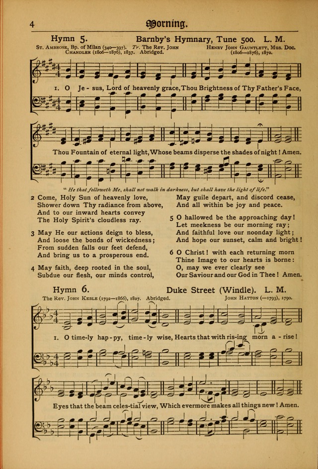 The Evangelical Hymnal with Tunes page 4