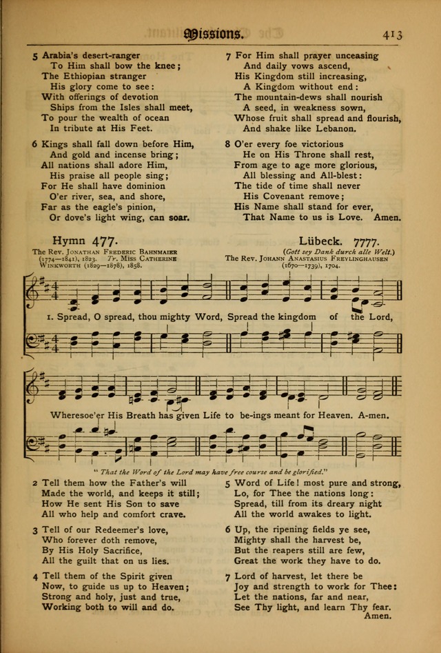The Evangelical Hymnal with Tunes page 417