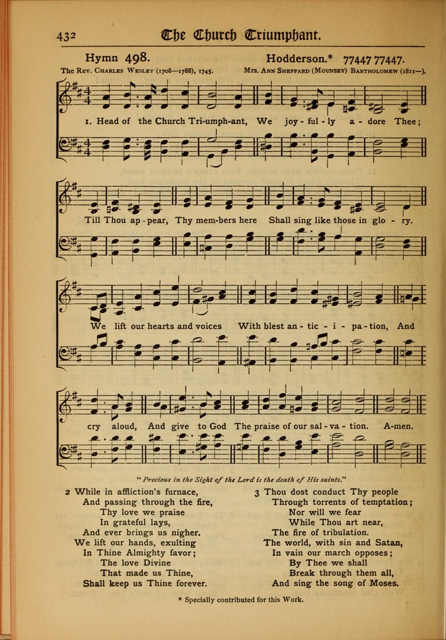 The Evangelical Hymnal with Tunes page 436