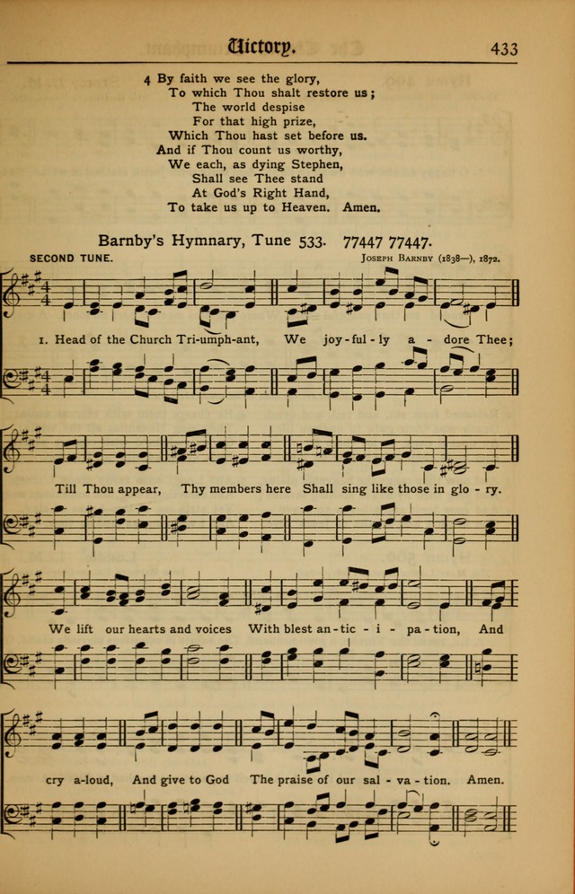 The Evangelical Hymnal with Tunes page 437