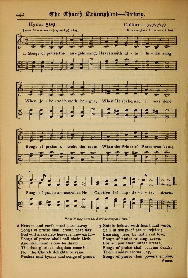 The Evangelical Hymnal with Tunes page 446