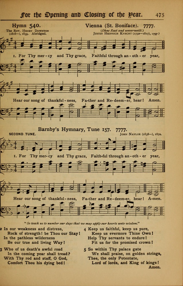 The Evangelical Hymnal with Tunes page 479