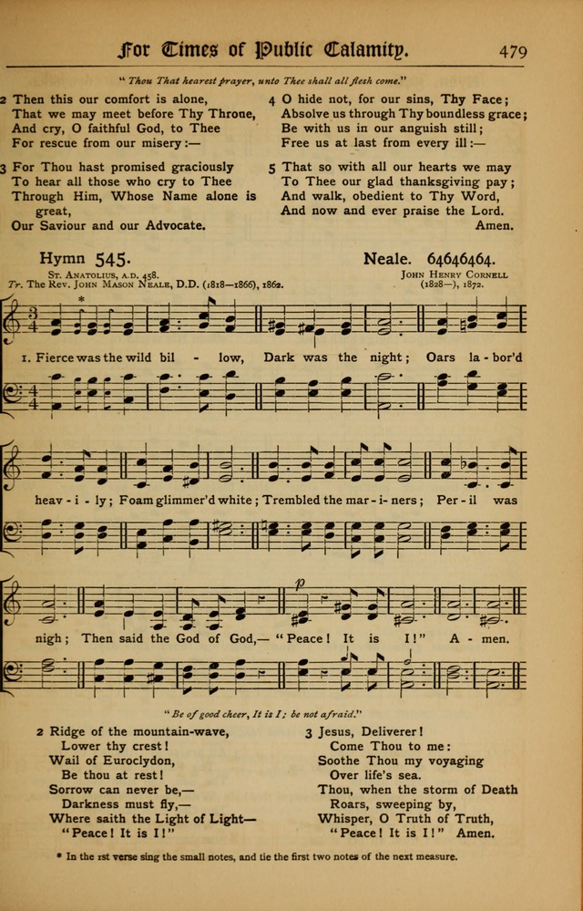 The Evangelical Hymnal with Tunes page 483