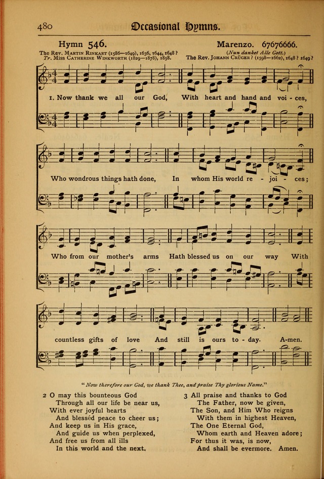 The Evangelical Hymnal with Tunes page 484