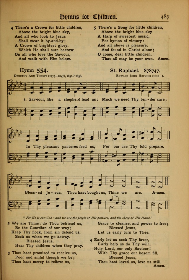 The Evangelical Hymnal with Tunes page 491
