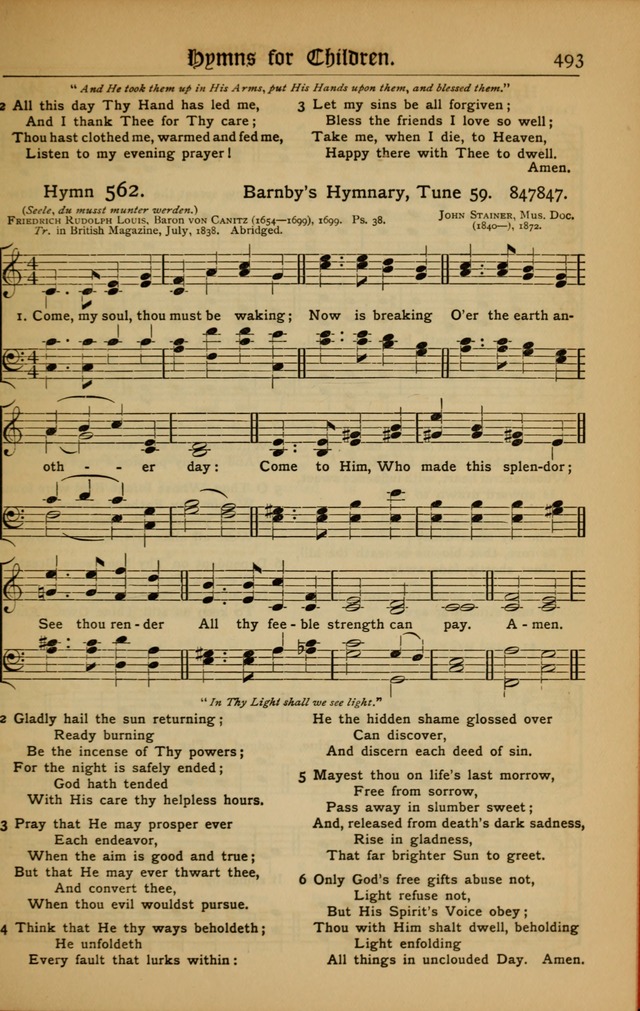 The Evangelical Hymnal with Tunes page 497