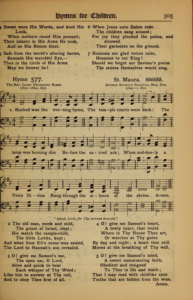 The Evangelical Hymnal with Tunes page 509