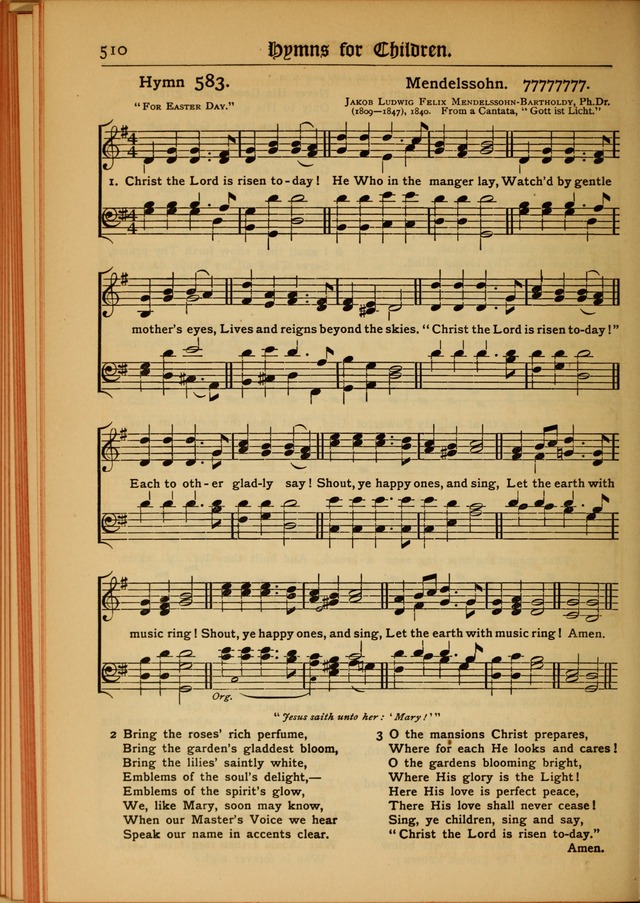 The Evangelical Hymnal with Tunes page 514