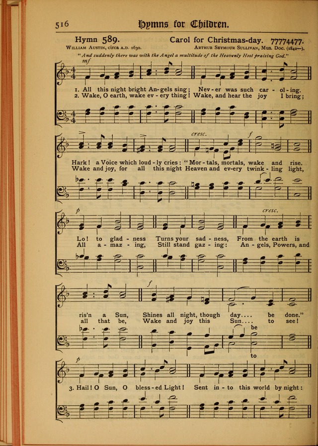 The Evangelical Hymnal with Tunes page 520