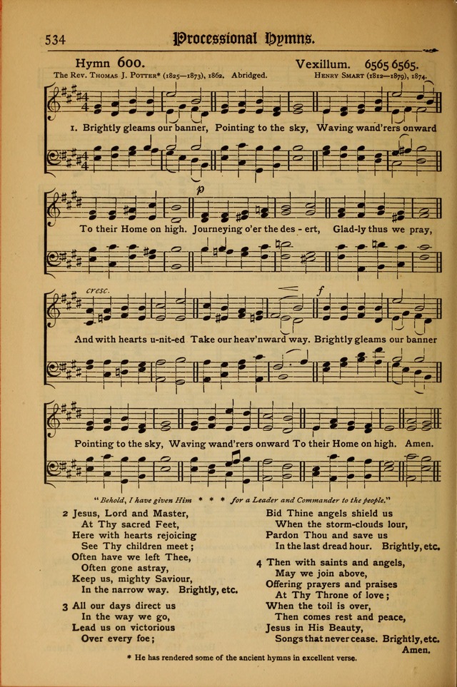 The Evangelical Hymnal with Tunes page 538