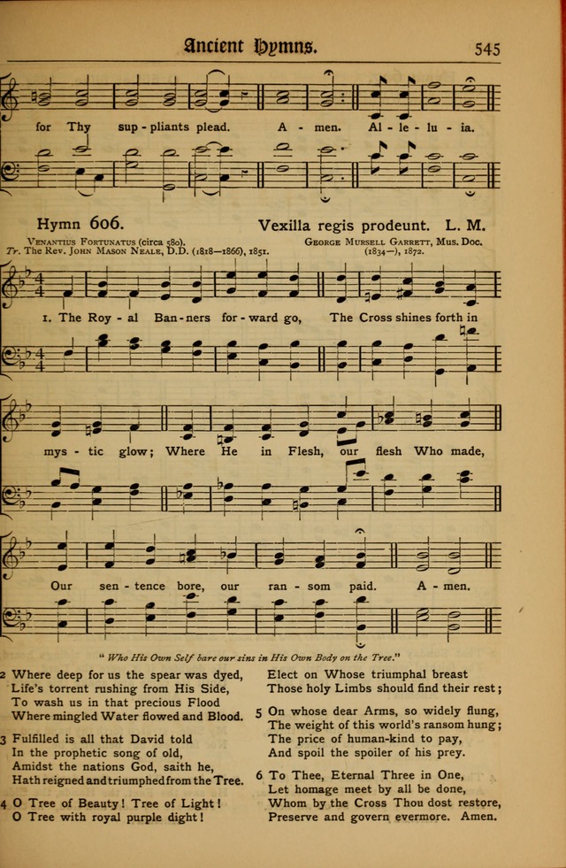 The Evangelical Hymnal with Tunes page 549