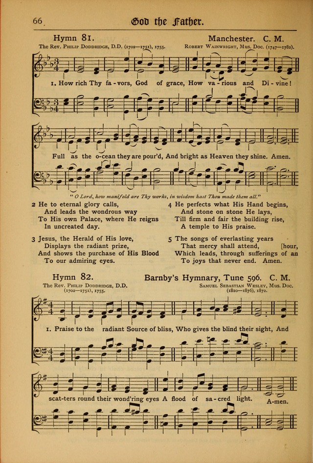 The Evangelical Hymnal with Tunes page 68