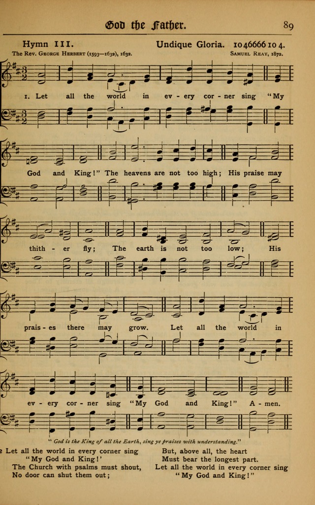 The Evangelical Hymnal with Tunes page 91
