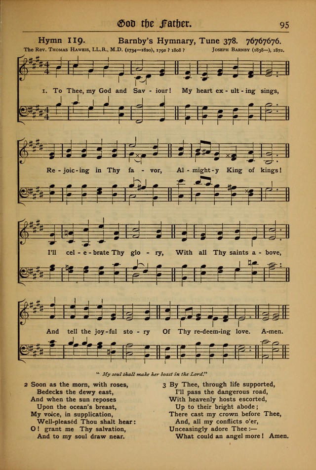 The Evangelical Hymnal with Tunes page 97