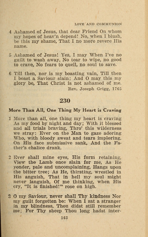 The Evangelical Hymnal. Text edition page 163