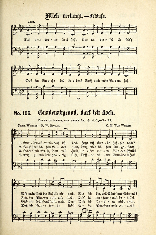 Evangeliums-Lieder 1 und 2 (Gospel Hymns) page 105
