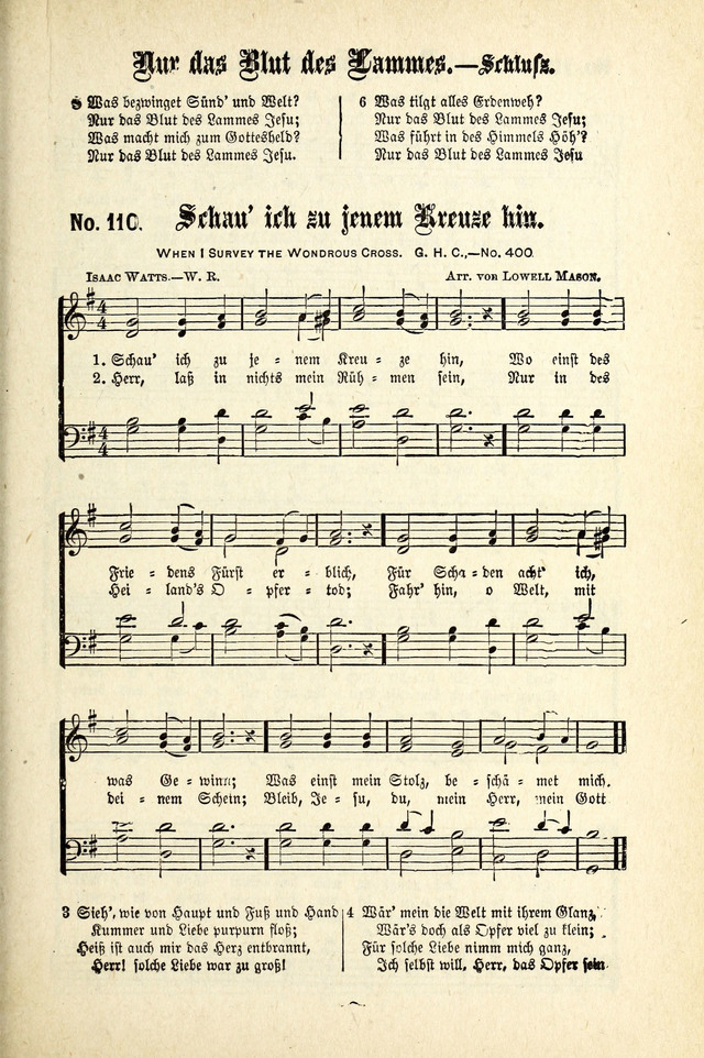 Evangeliums-Lieder 1 und 2 (Gospel Hymns) page 109