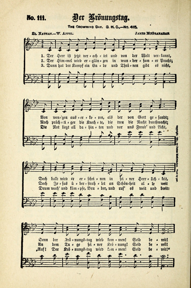 Evangeliums-Lieder 1 und 2 (Gospel Hymns) page 110