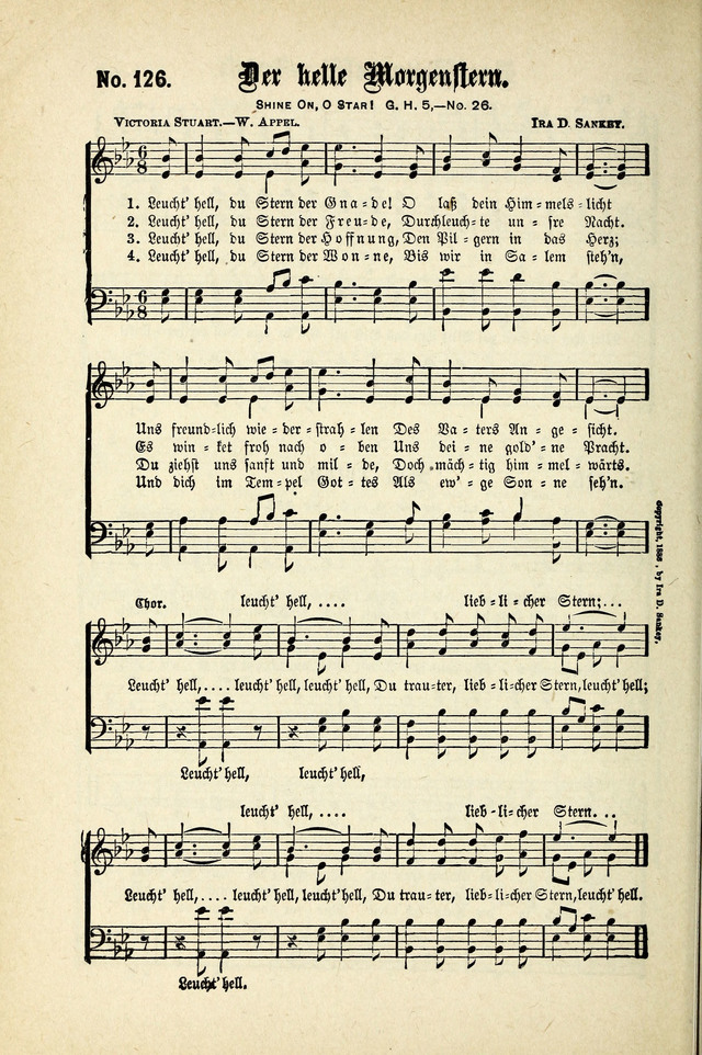 Evangeliums-Lieder 1 und 2 (Gospel Hymns) page 126