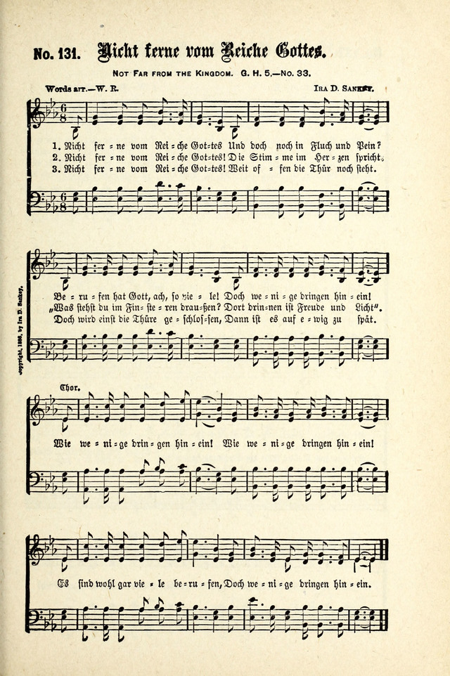 Evangeliums-Lieder 1 und 2 (Gospel Hymns) page 131