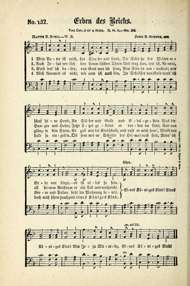 Evangeliums-Lieder 1 und 2 (Gospel Hymns) page 132