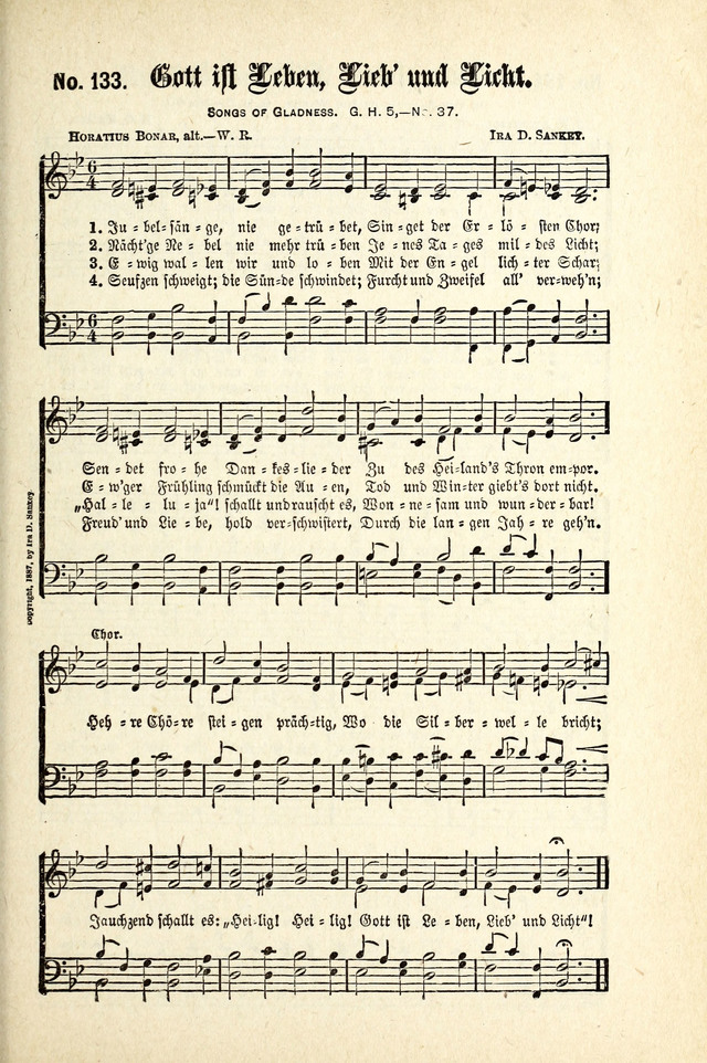 Evangeliums-Lieder 1 und 2 (Gospel Hymns) page 133