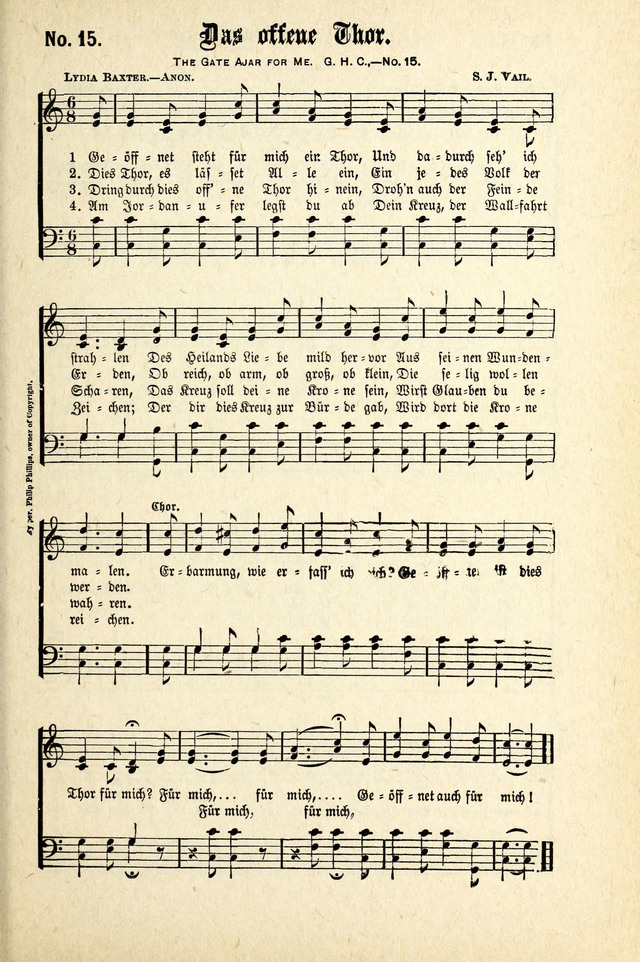 Evangeliums-Lieder 1 und 2 (Gospel Hymns) page 15