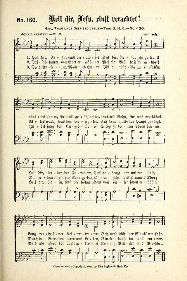 Evangeliums-Lieder 1 und 2 (Gospel Hymns) page 161
