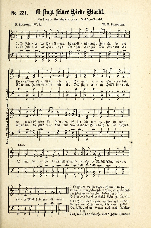 Evangeliums-Lieder 1 und 2 (Gospel Hymns) page 221