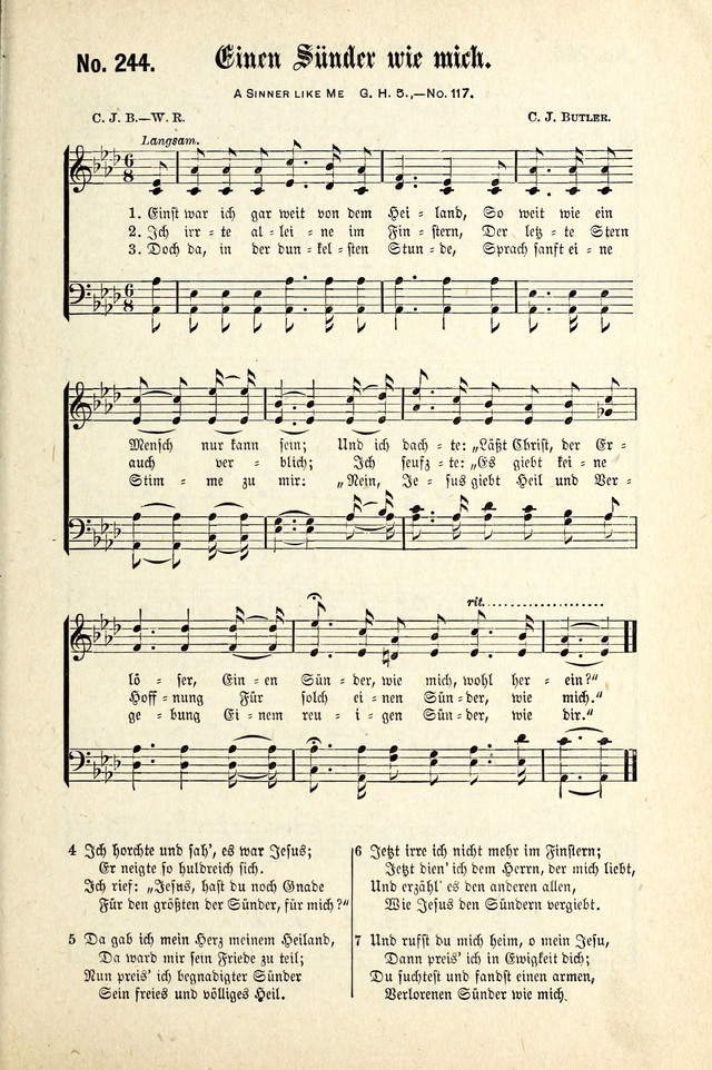 Evangeliums-Lieder 1 und 2 (Gospel Hymns) page 245