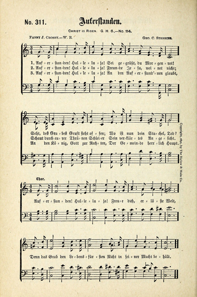 Evangeliums-Lieder 1 und 2 (Gospel Hymns) page 312
