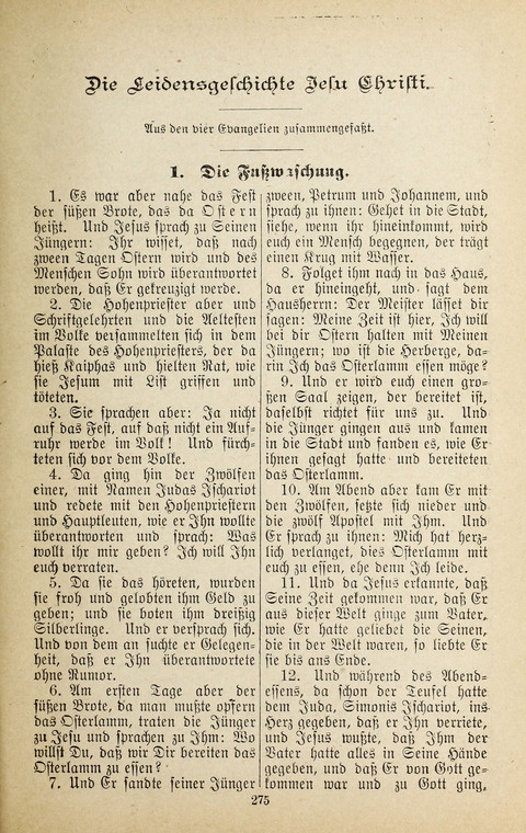 Evangelischer Liederschatz: eine Auswahl der bekanntesten Kernlieder für Sonntags-Schule, Vereine und Gottesdienste (2. Auflage) page 275
