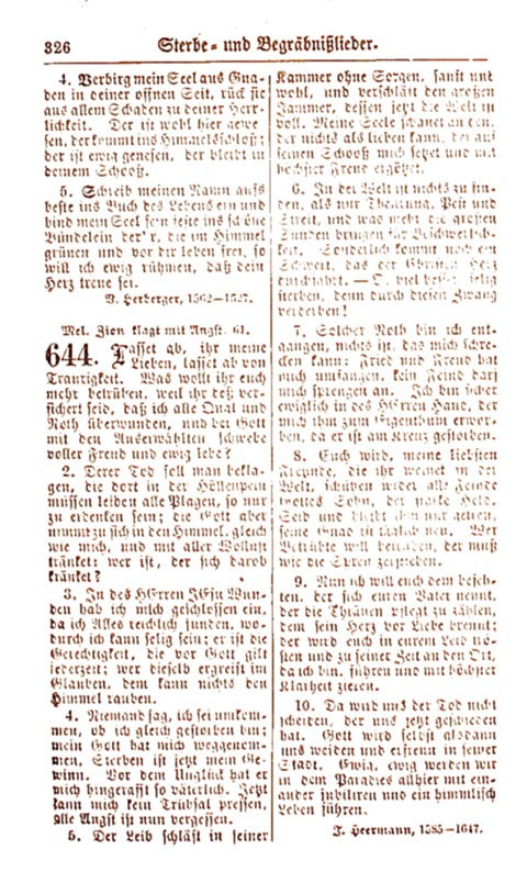 Evang.-Lutherisches Gesangbuch page 327