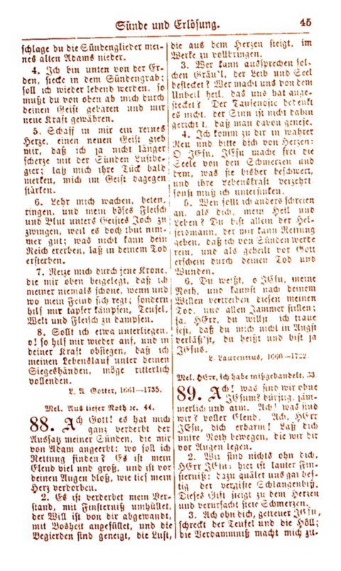 Evang.-Lutherisches Gesangbuch page 46
