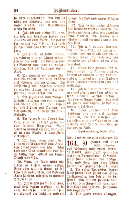 Evang.-Lutherisches Gesangbuch page 85