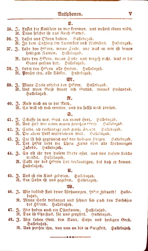 Evang.-Lutherisches Gesangbuch page vi