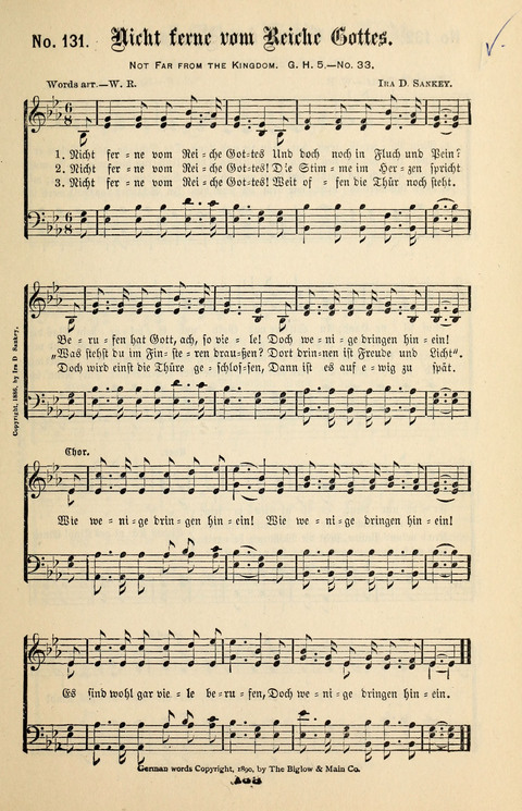 Evangeliums-Lieder 1 und 2: (Gospel Hymns) mit deutschen Kernliedern page 133