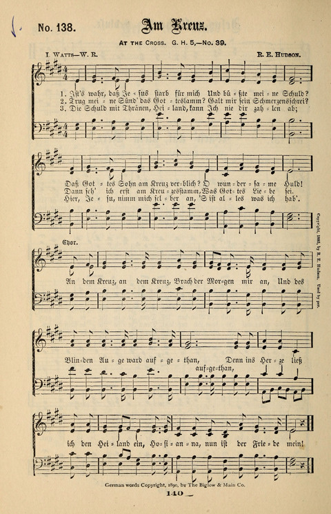 Evangeliums-Lieder 1 und 2: (Gospel Hymns) mit deutschen Kernliedern page 140