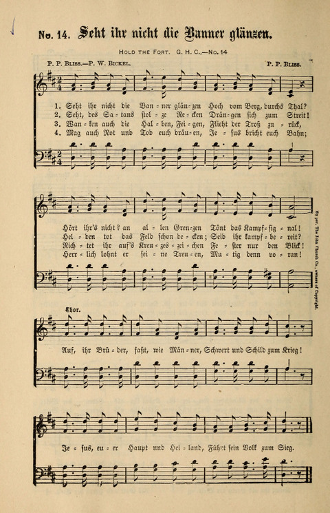 Evangeliums-Lieder 1 und 2: (Gospel Hymns) mit deutschen Kernliedern page 16