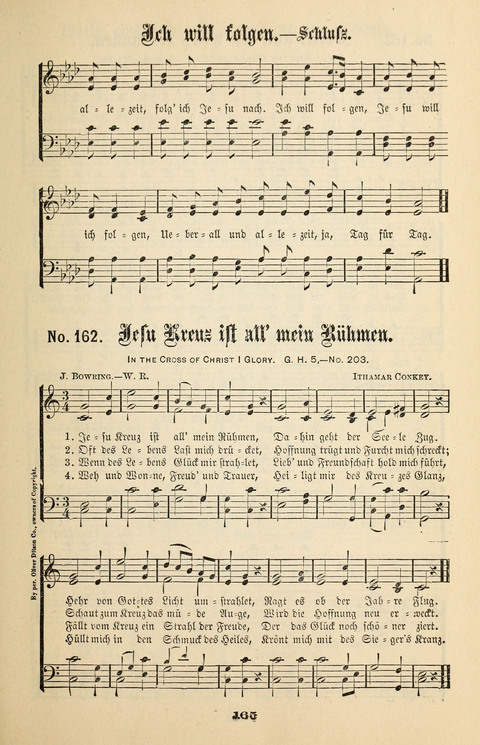 Evangeliums-Lieder 1 und 2: (Gospel Hymns) mit deutschen Kernliedern page 165
