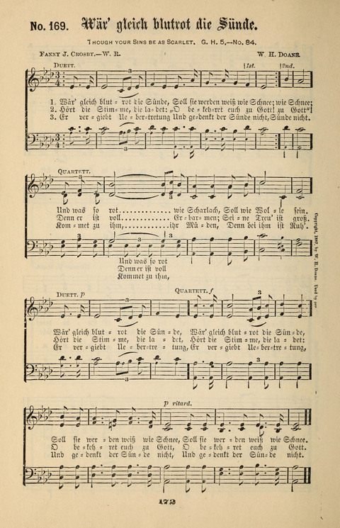 Evangeliums-Lieder 1 und 2: (Gospel Hymns) mit deutschen Kernliedern page 172