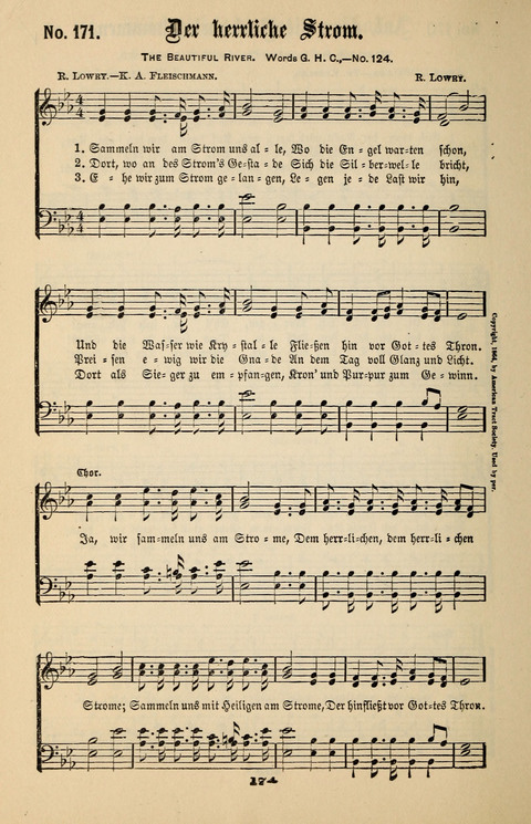 Evangeliums-Lieder 1 und 2: (Gospel Hymns) mit deutschen Kernliedern page 174