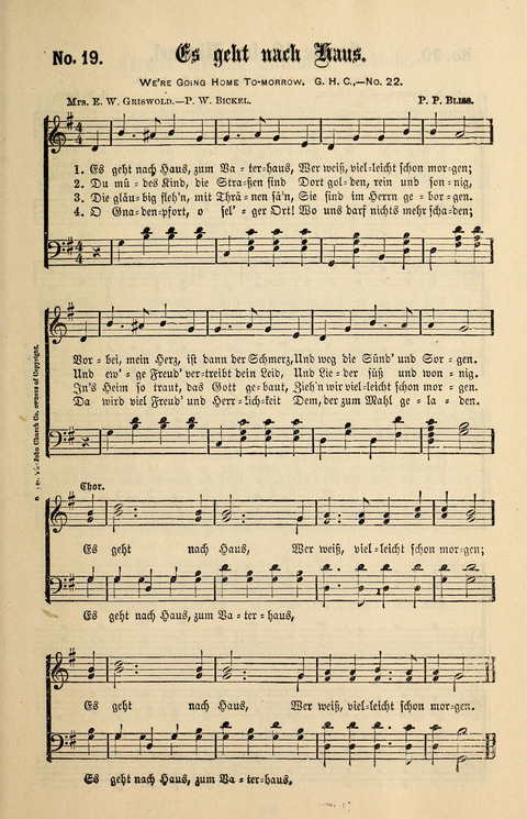 Evangeliums-Lieder 1 und 2: (Gospel Hymns) mit deutschen Kernliedern page 21