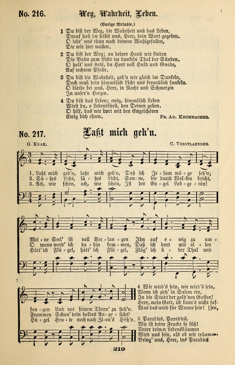 Evangeliums-Lieder 1 und 2: (Gospel Hymns) mit deutschen Kernliedern page 219