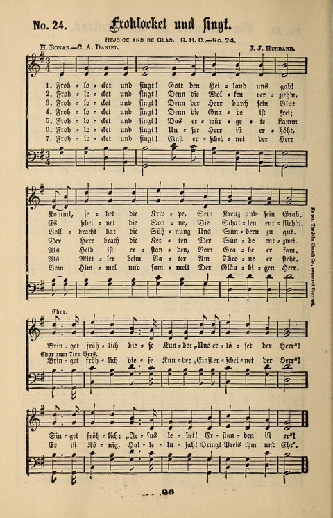Evangeliums-Lieder 1 und 2: (Gospel Hymns) mit deutschen Kernliedern page 26