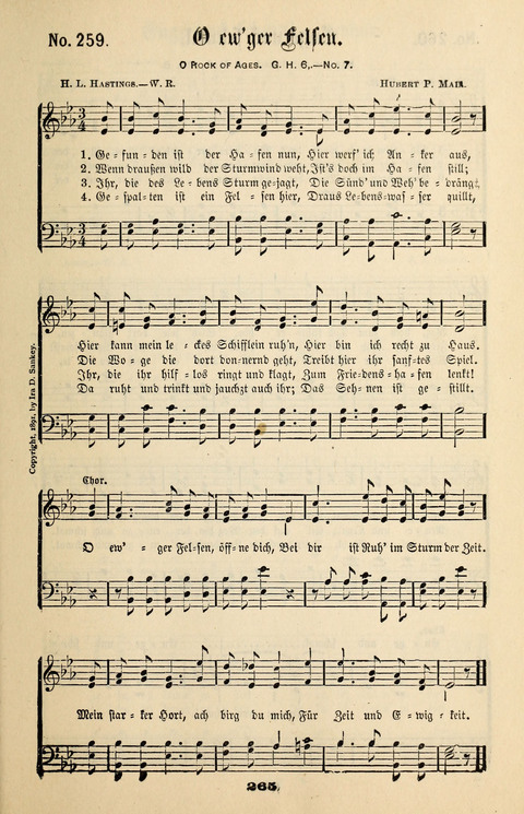 Evangeliums-Lieder 1 und 2: (Gospel Hymns) mit deutschen Kernliedern page 265