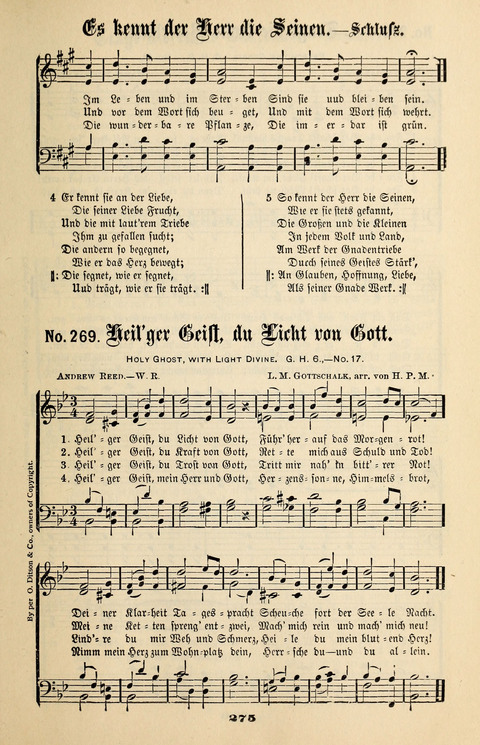 Evangeliums-Lieder 1 und 2: (Gospel Hymns) mit deutschen Kernliedern page 275