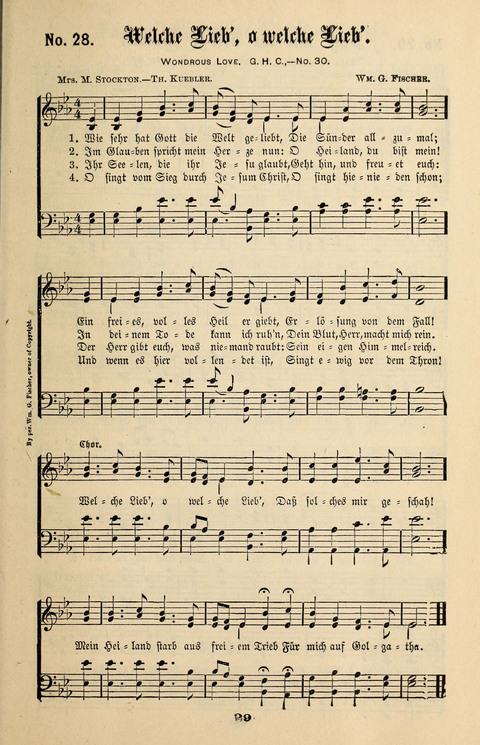Evangeliums-Lieder 1 und 2: (Gospel Hymns) mit deutschen Kernliedern page 29